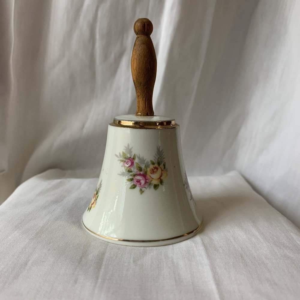 Vintage Enesco Rose Bell